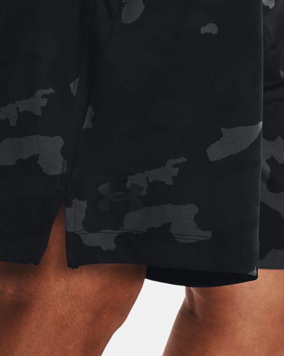 Men's UA Tech™ Vent Printed Shorts, Black, pdpMainDesktop image number 3